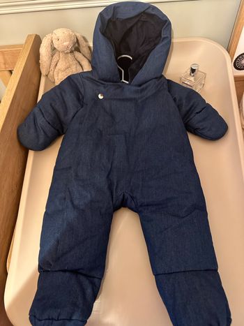 Combipilote Jacadi tissu jean 3 mois