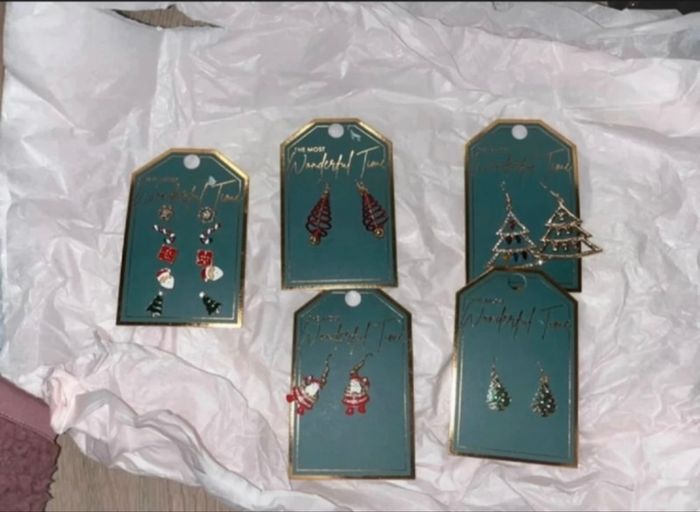Boucles d’oreilles de Noël