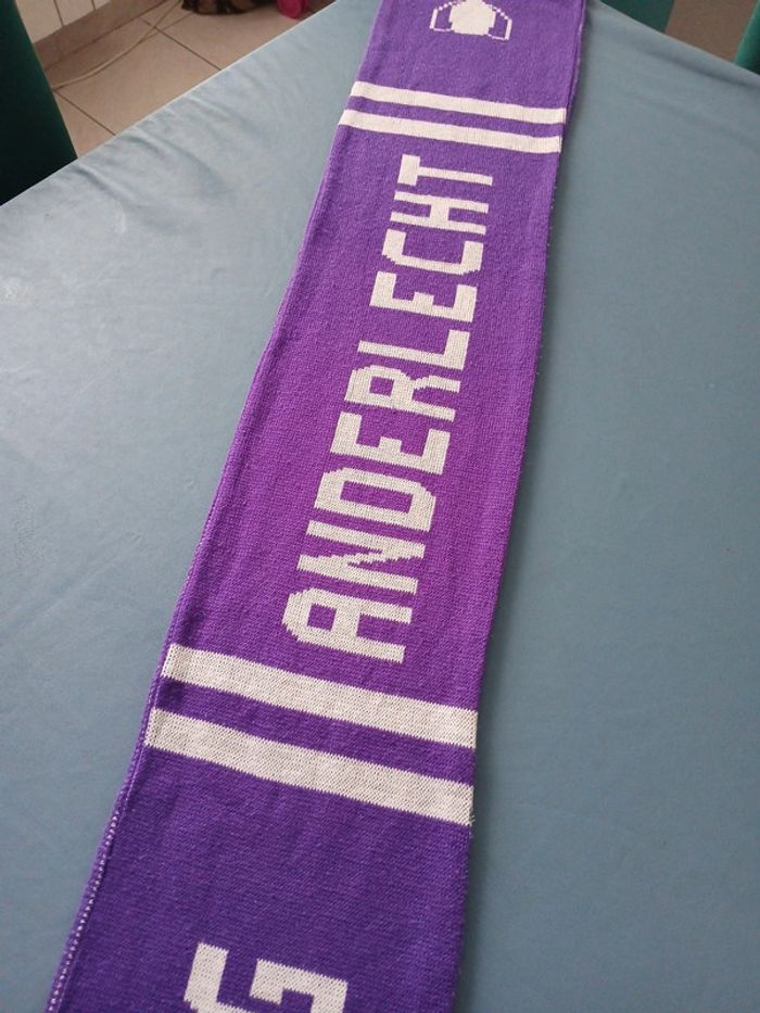 Écharpe foot sporting Anderlecht Belgique belgium - photo numéro 4