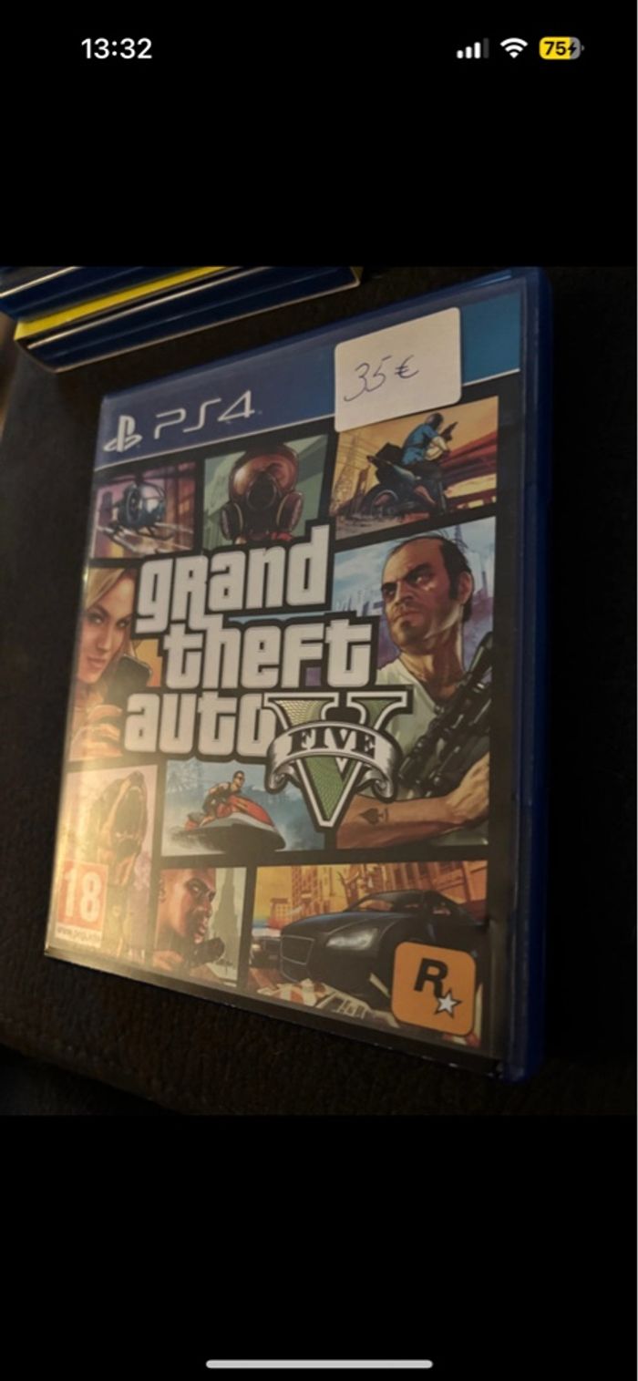 Jeu ps4 GTA 5