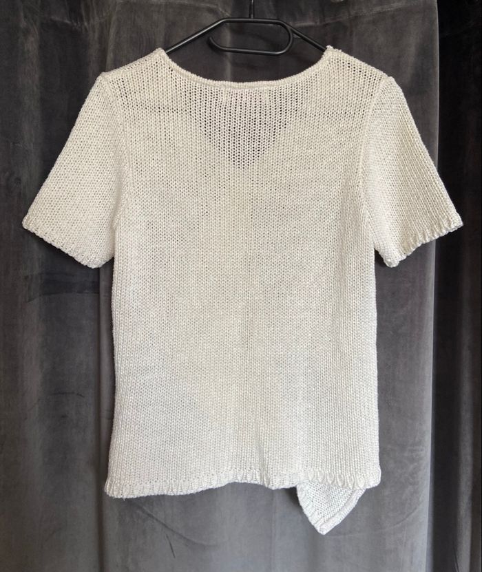 T-shirt en maille côtelée - photo numéro 5