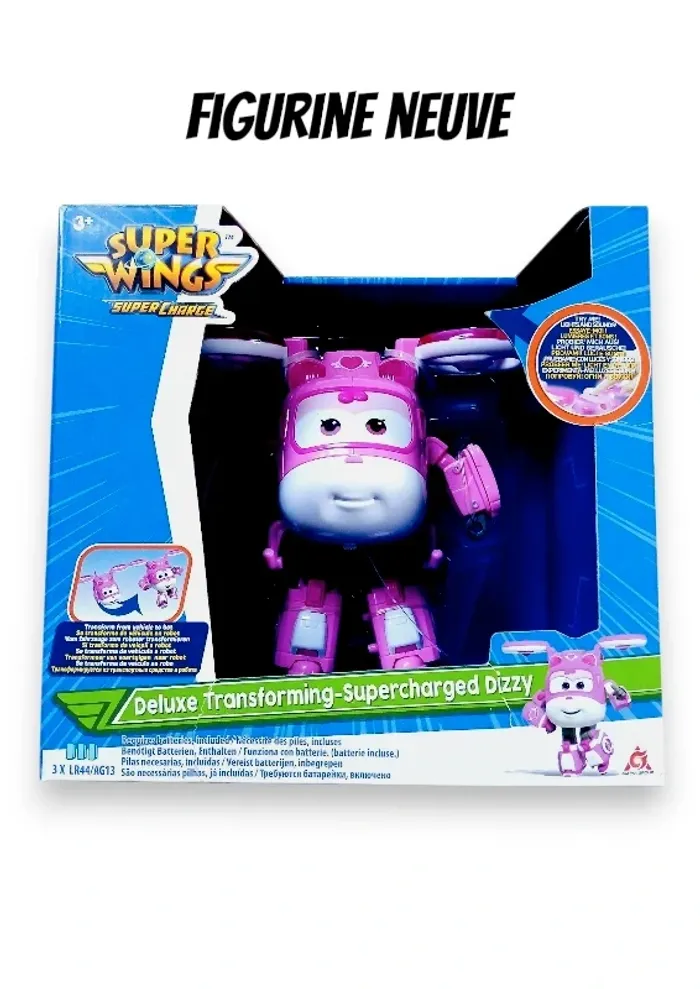 Figurine Super Wings Deluxe Transforming Supercharged Dizzy
