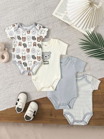 Lot de 4 body pour bébé 