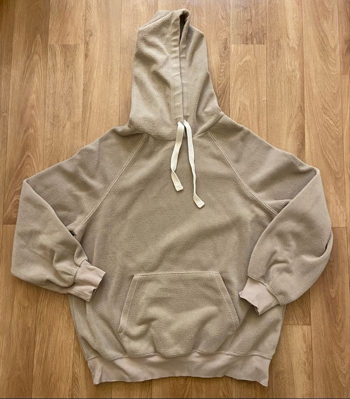 Sweat-shirt beige polaire M - photo numéro 4