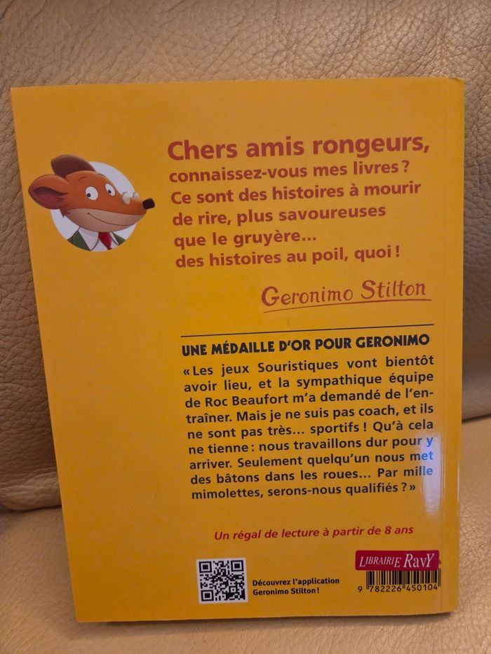 Geronimo Stilton. Une médaille d'or pour Geronimo - photo numéro 2