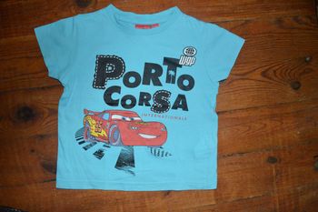 Tee shirt manches courtes Cars 2 ans