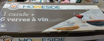 Coffret carafe et verre à vin 