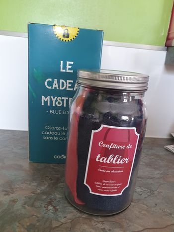 Cadeau mystère : tablier de cuisine pour adulte
