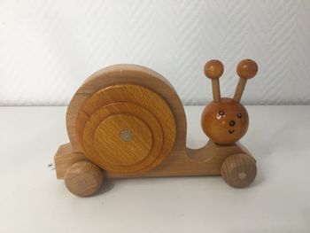 Escargot en bois