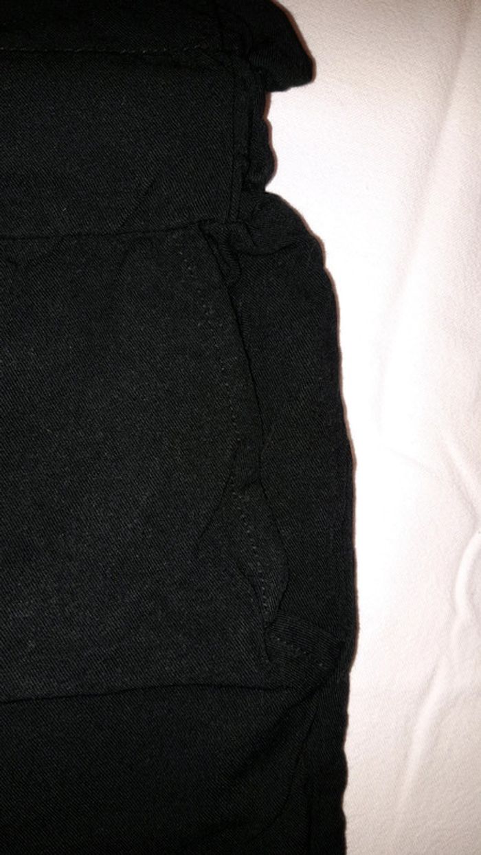 Pantalon noir avec ceinture en taille 12 ans, Gémo. - photo numéro 4