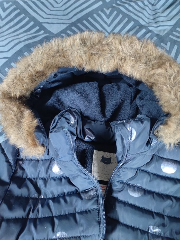 Manteau hiver bleu marine. Dpam 8 ans - photo numéro 7