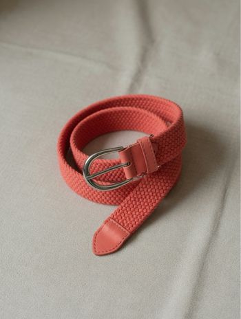 Ceinture tresse corail Matec