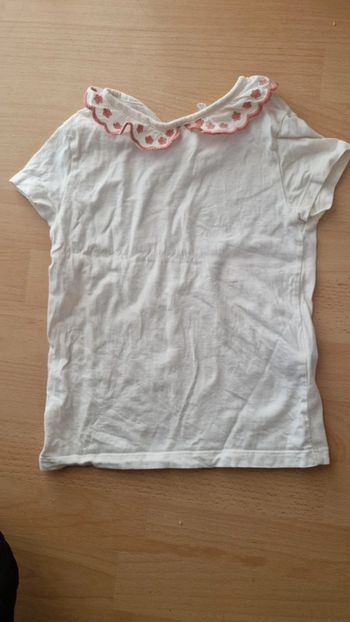 Tee shirt col claudine 6 ans