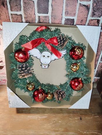 Couronne de Noël Harry Potter