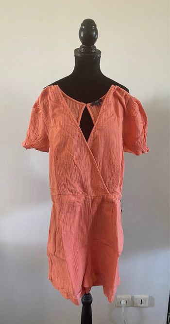 Combi short corail Kiabi Eco Conception en gaze de coton taille 38