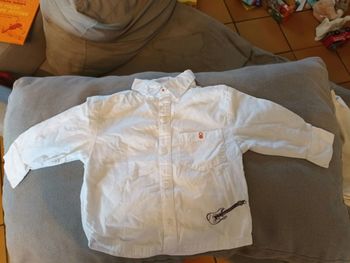 Chemise obaibi 6 mois avec guitare
