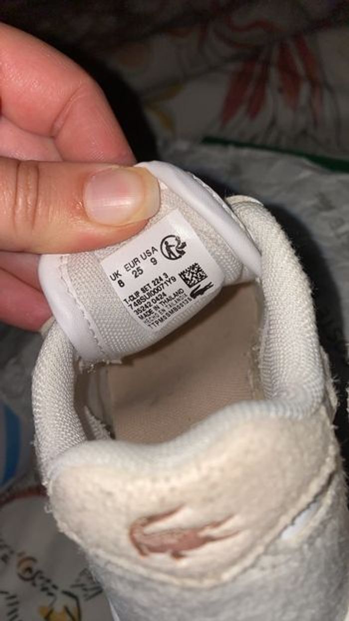 Lacoste fille beige rosé p25 - photo numéro 5