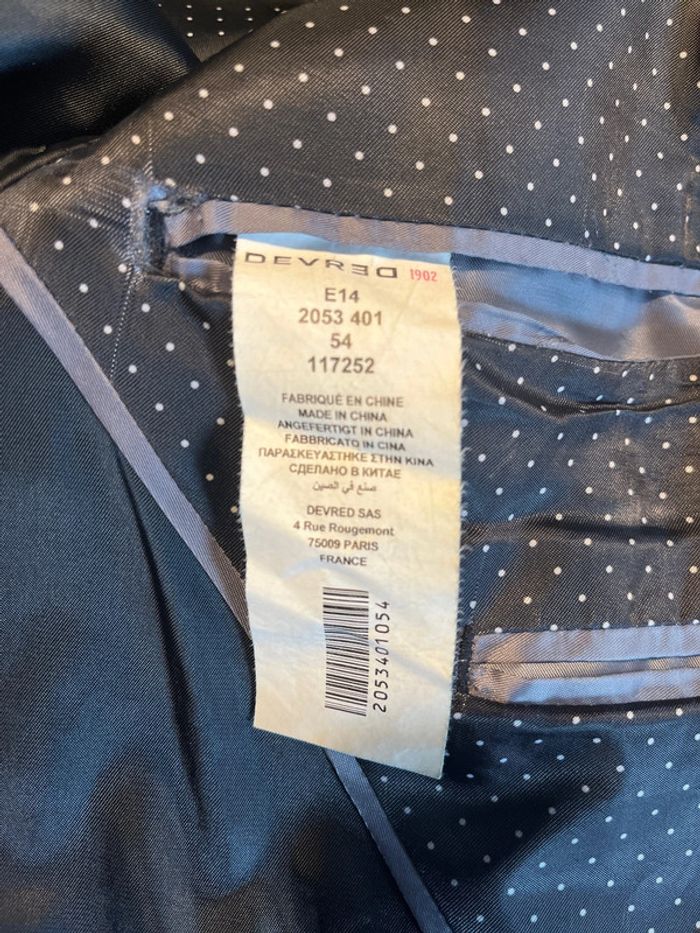 Veste de costume, blazer, veste, devred, homme taille 54 - photo numéro 6
