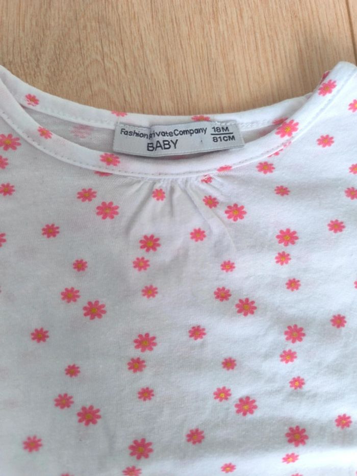Lot de 2 t-shirts manches longues fille FPC - Taille 18 mois - 81 cm - photo numéro 3
