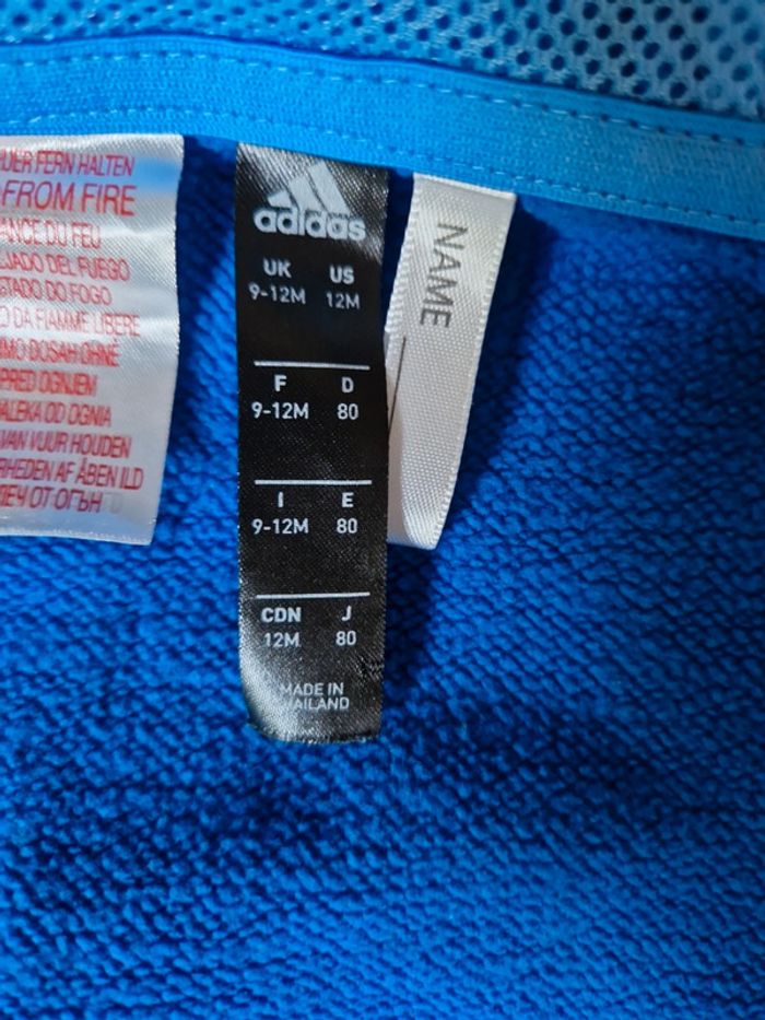 Ensemble adidas 9 12 mois bebe - photo numéro 5