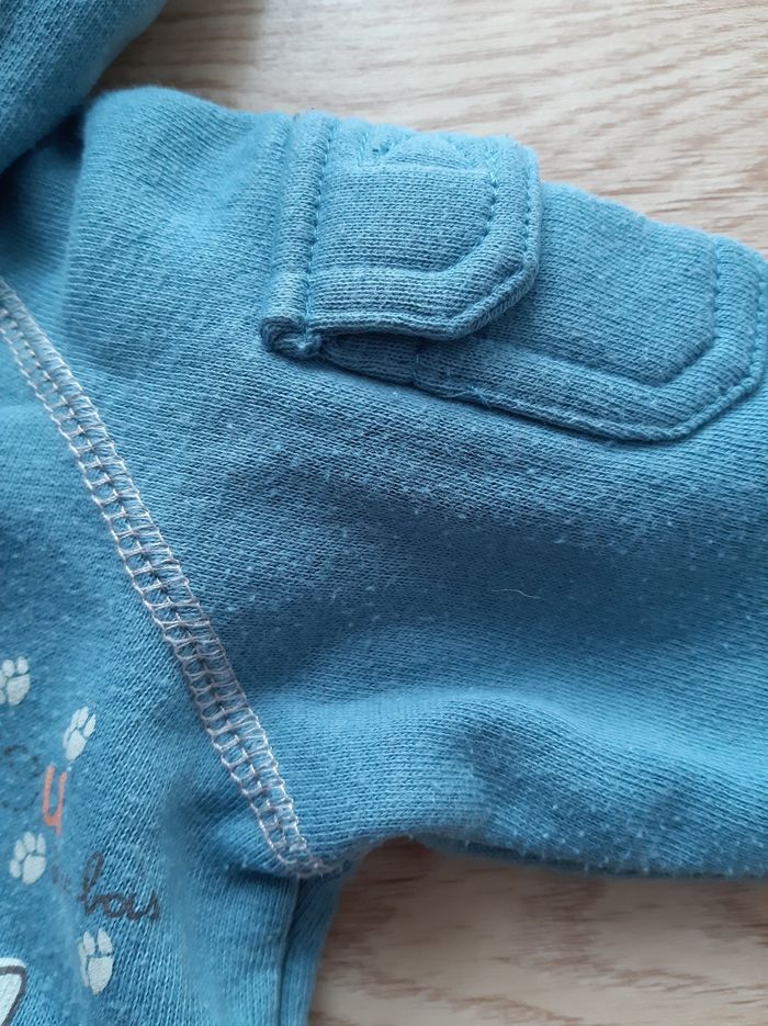 Gilet bleu - photo numéro 3