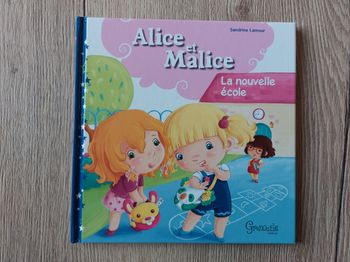 Livre jeunesse "Alice et Malice La nouvelle école" Sandrine Lamour