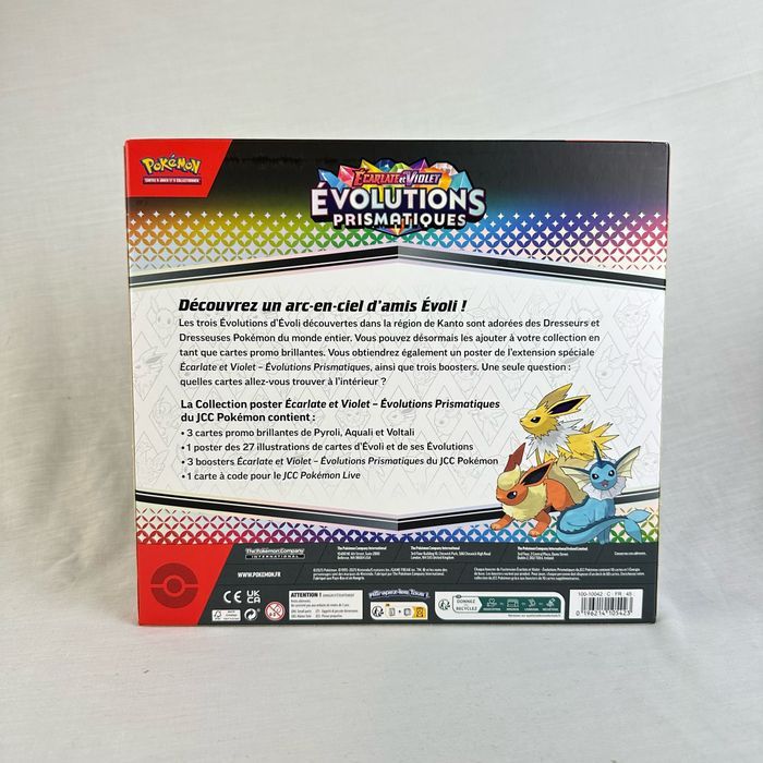 Coffret Poster Pokémon Évolution Prismatique EV8.5 FR - photo numéro 2