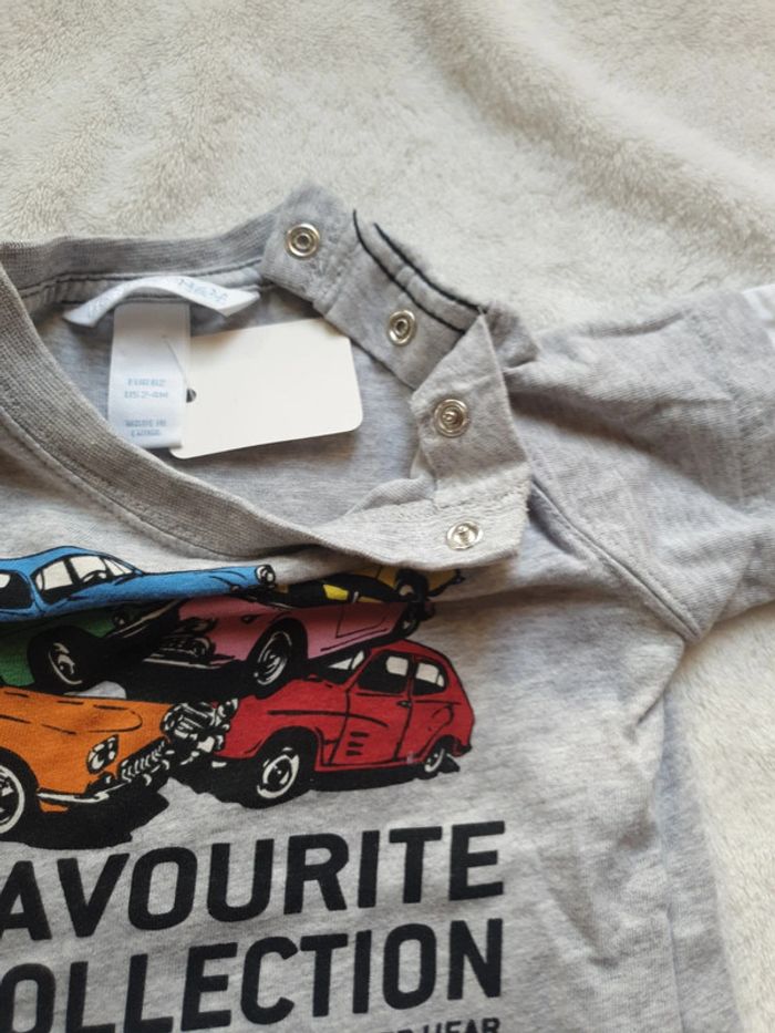 Tshirt superposés manches longues voitures - photo numéro 4