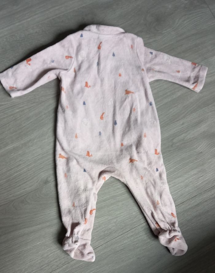 Pyjama velours 6 mois - photo numéro 3