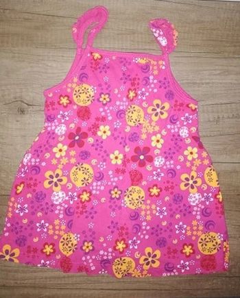 T Shirt / Tunique 4 / 5 ans Tex Kids rose à fleurs