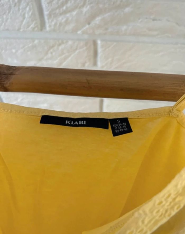 Pyjama combishort jaune Kiabi taille S - photo numéro 3