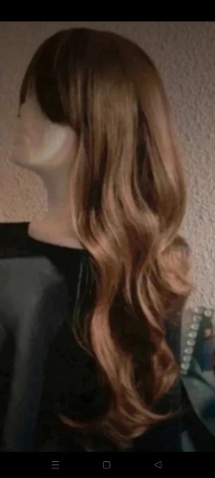 Perruque Châtain Ombré Naturelle Luxe Tendance 49€ - photo numéro 10