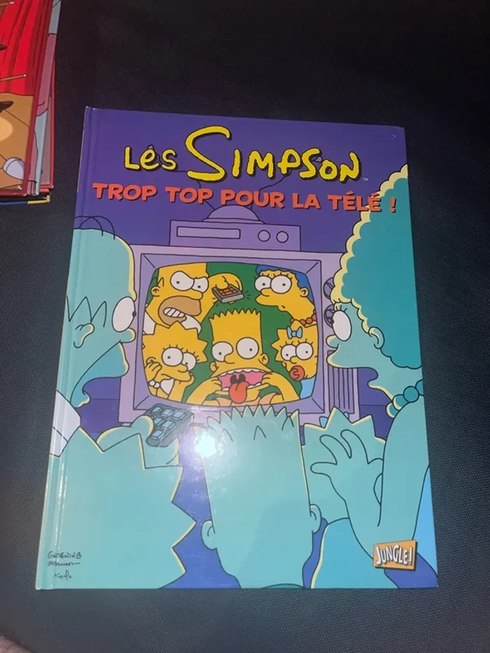 Bande dessinée les Simpson 14 trop tôt pour la télé
