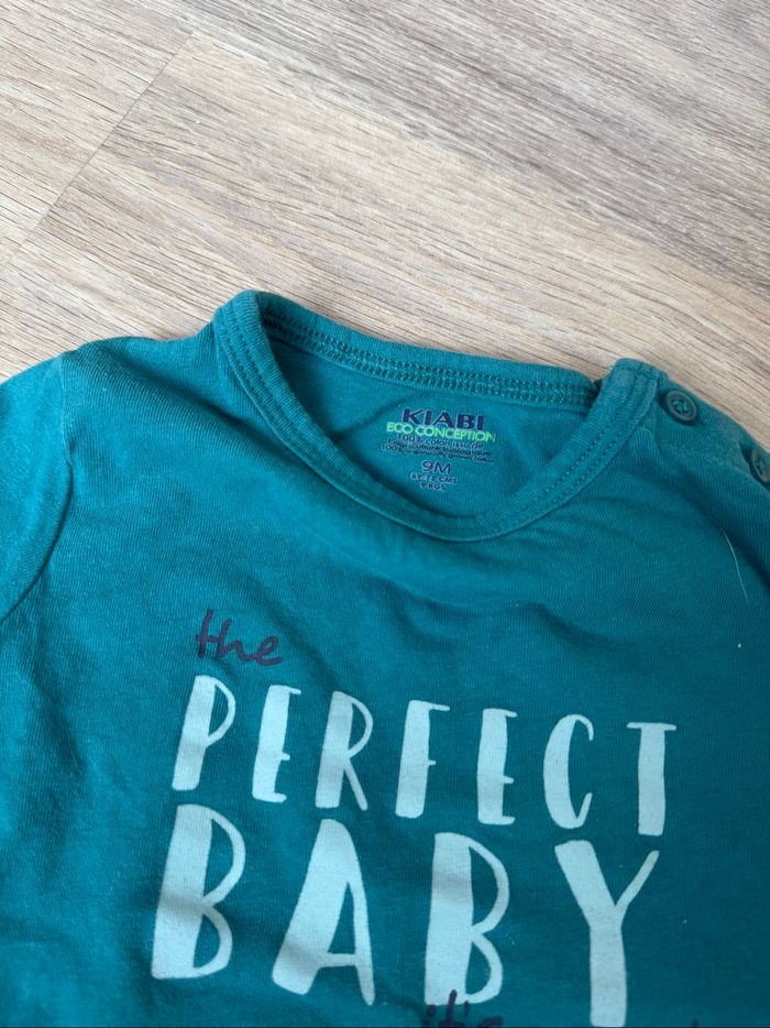 T-shirt mixte coton 9mois - photo numéro 3