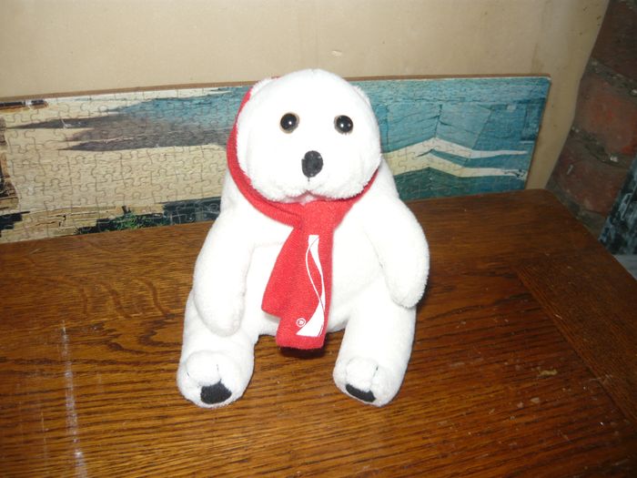 Peluche ours Coca-cola
