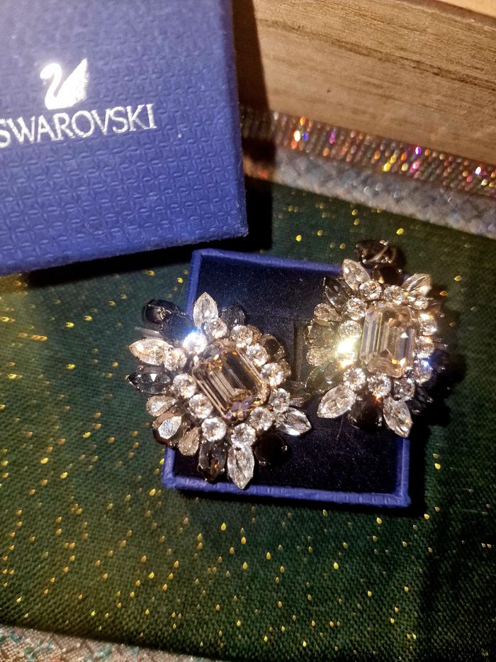 Magnifique boucles d’oreilles Swarovski Authentique