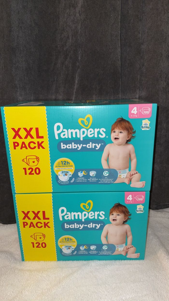 Couches Pampers Baby Dry XXL Neuf - photo numéro 5