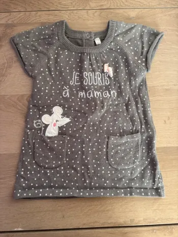 Robe manche courte