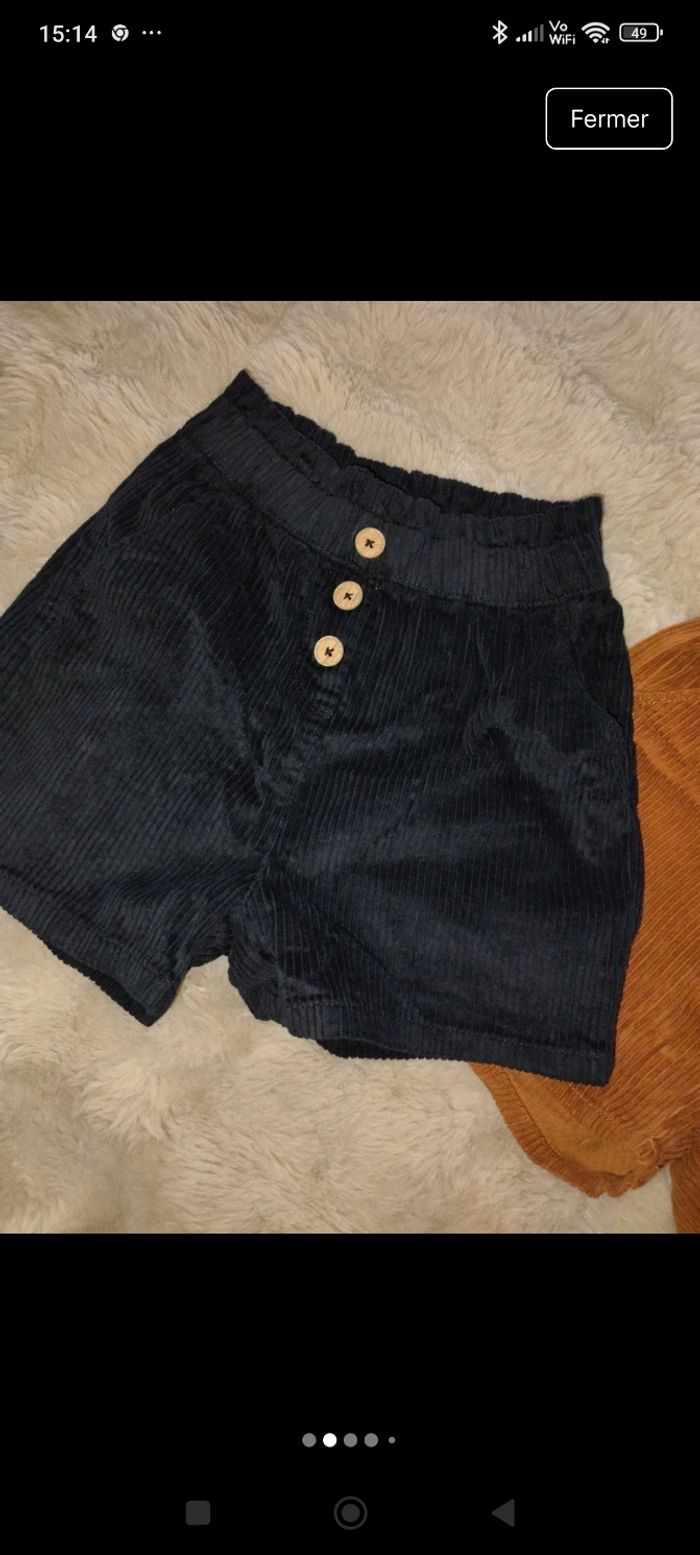Shorts velour TAO 12 ans - photo numéro 2