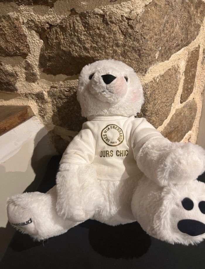 Peluche Ours Blanc Marionnaud Paris Ours chic Ines de La Fressauge Collection - photo numéro 4