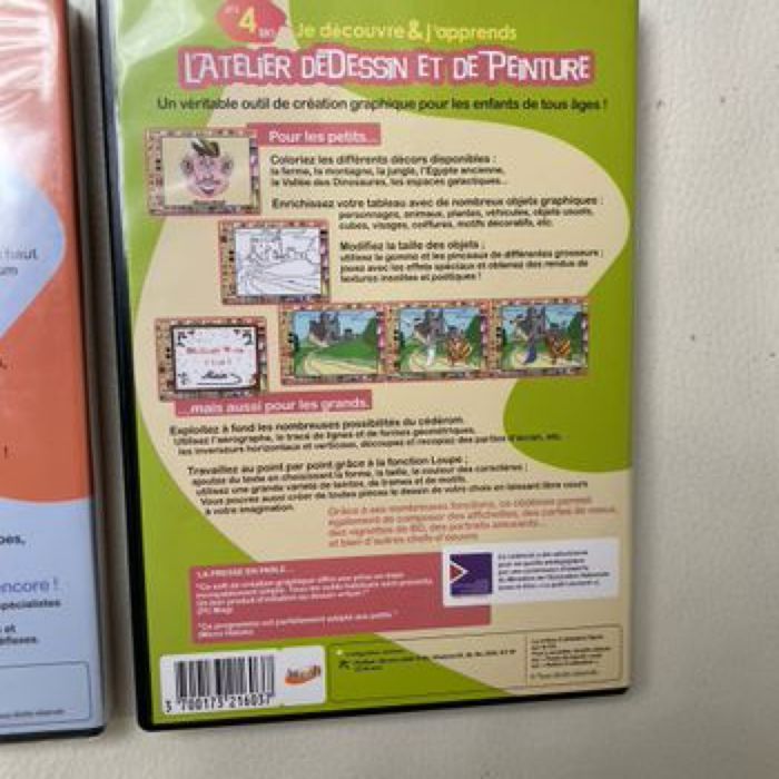 2 Cd éducatifs pour PC dès 4 ans un neuf sous blister et l’autre en état neuf - photo numéro 2