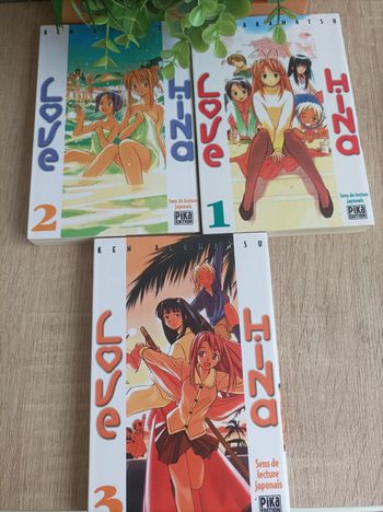 Lot 3 mangas Love Hina numéro 1 a 3 pika