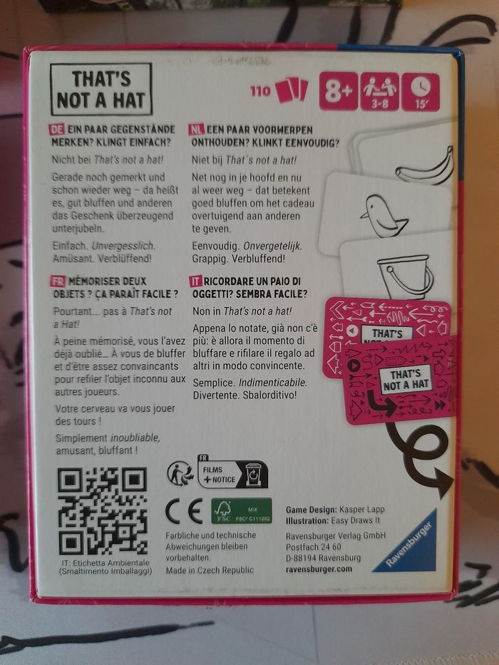 Lot de 4 jeux de société that's not a hat hula hoo Il était une forêt olympikos - photo numéro 6