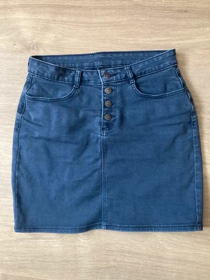Jupe en jean marine