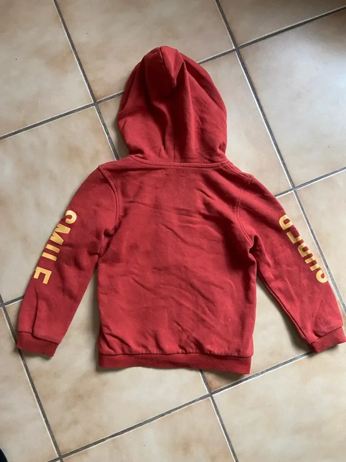 Gilet sweat zippé 4 ans garçon - photo numéro 3