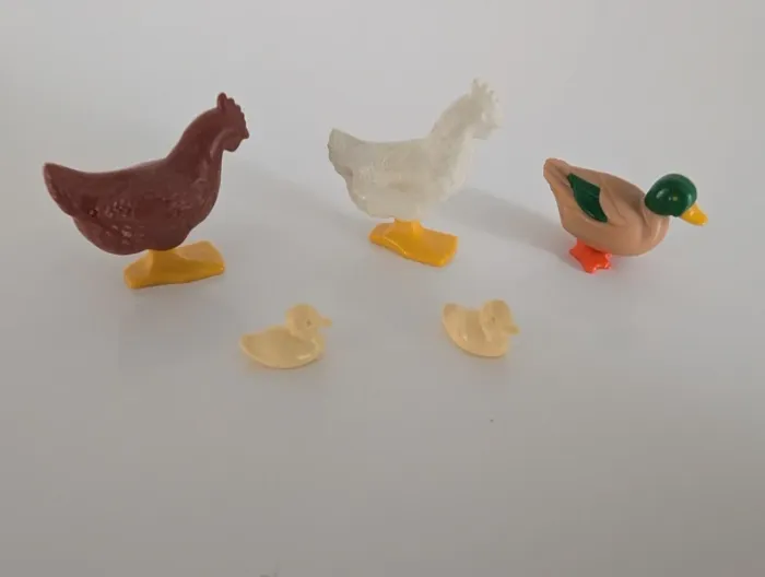 Playmobil lot animaux canard poule caneton - photo numéro 3