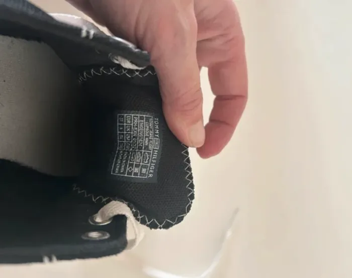 tommy hilfiger baskets compensées noire pointure 37 - photo numéro 6