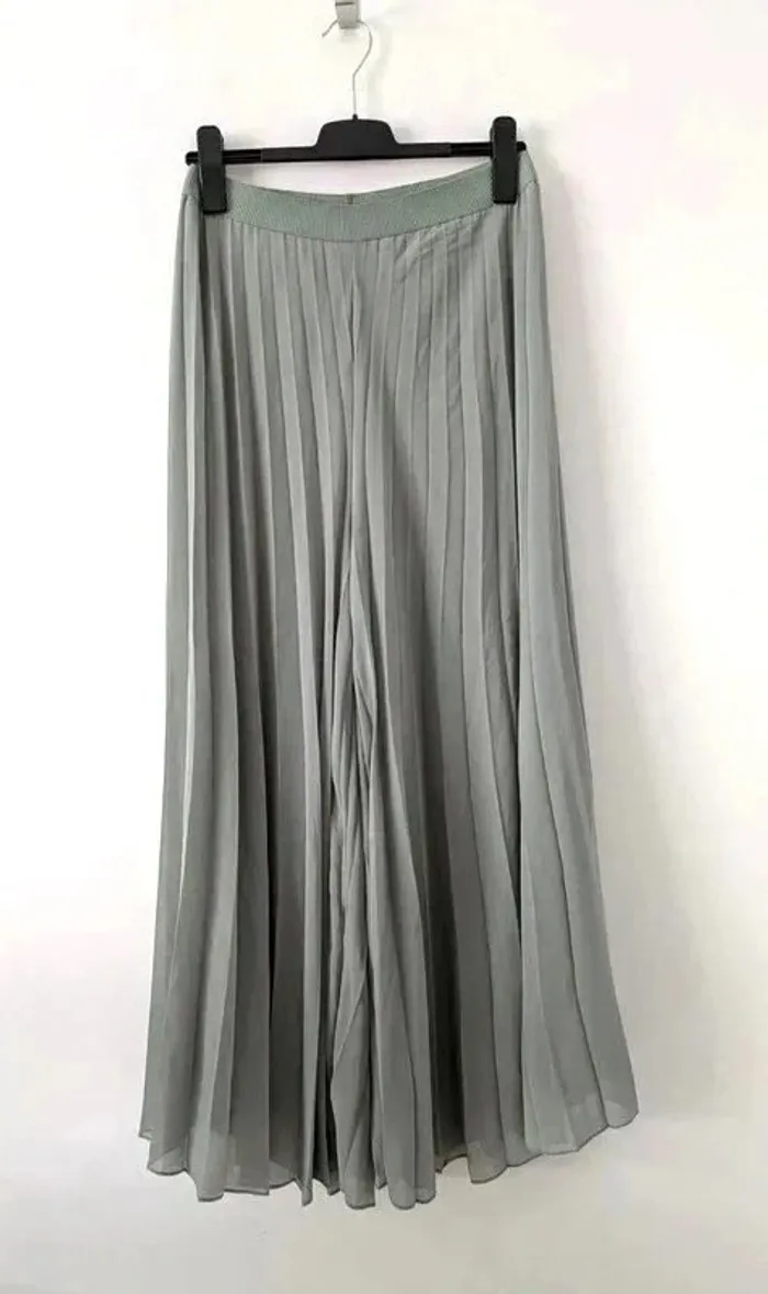 Pantalon d'été plissé jambes larges - Benin - taille 38 - photo numéro 3