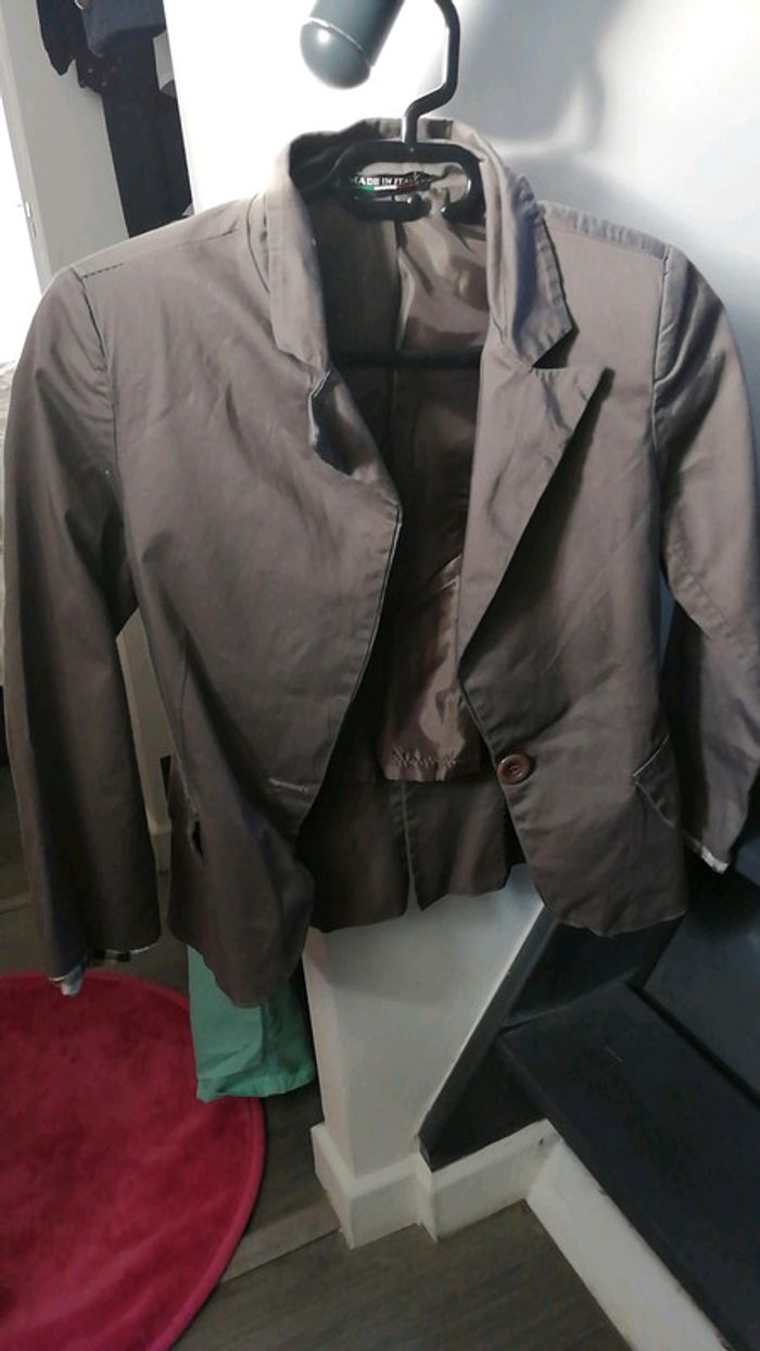 Veste blazer imitation blueberry