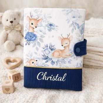 Protege carnet biche 